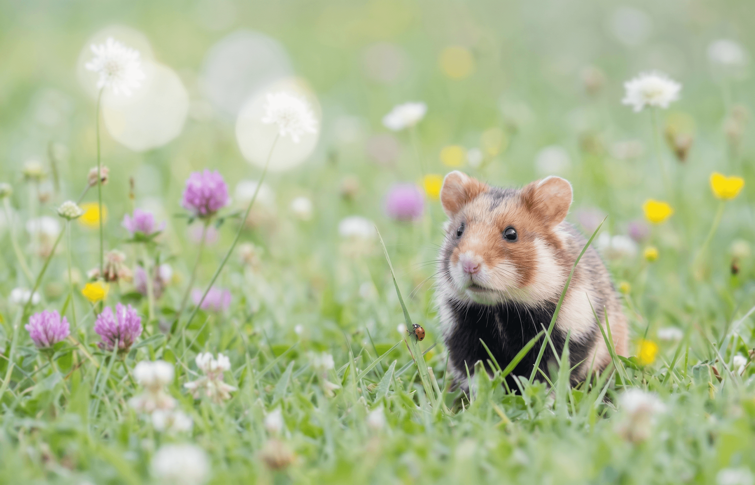 Hamster im Feld